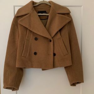 Proenza Schouler Cropped Double-breasted Jacket